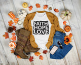Faith Hope Love T-Shirt